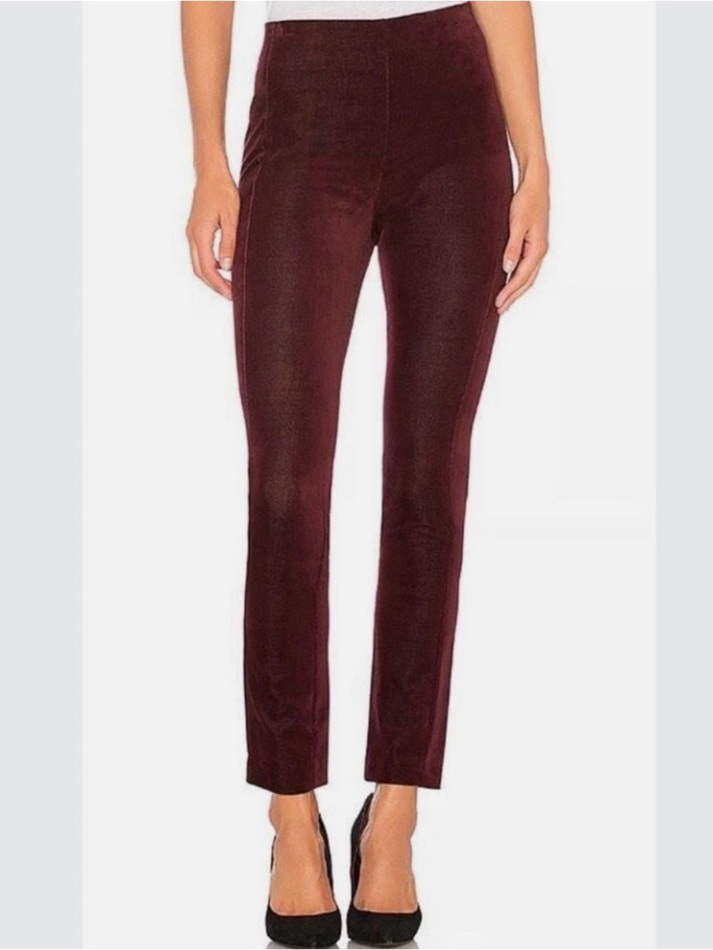 Theory Navalane Velvet Casual Velvet Stretch Pants